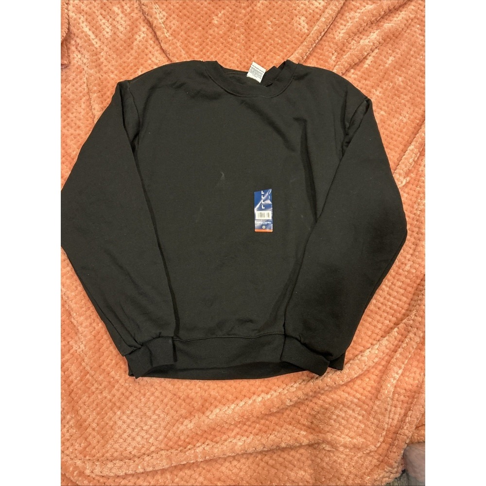 Mission‎ Ridge Men's Black Long Sleeve Crewneck Pullover Sweatshirt Size Large